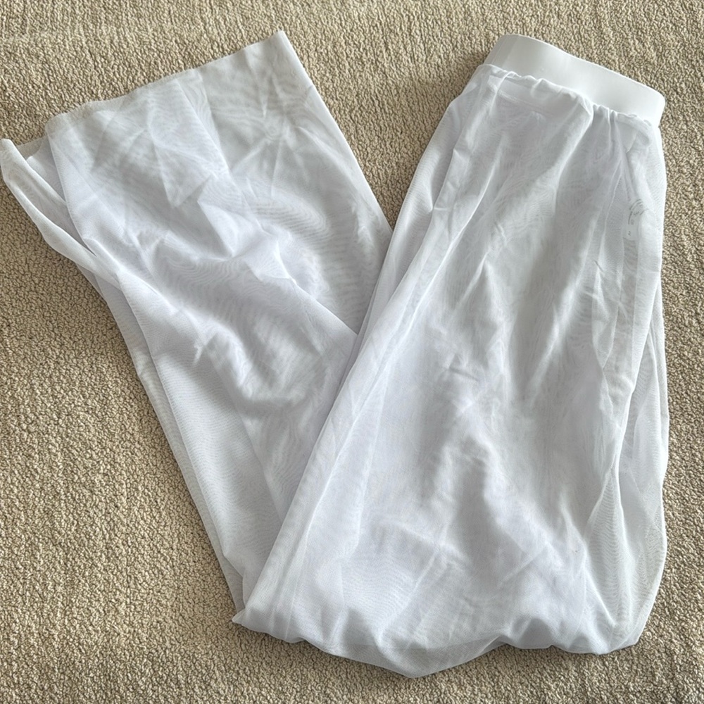 Mesh pants - swim cover up